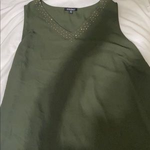A beautiful dark green blouse